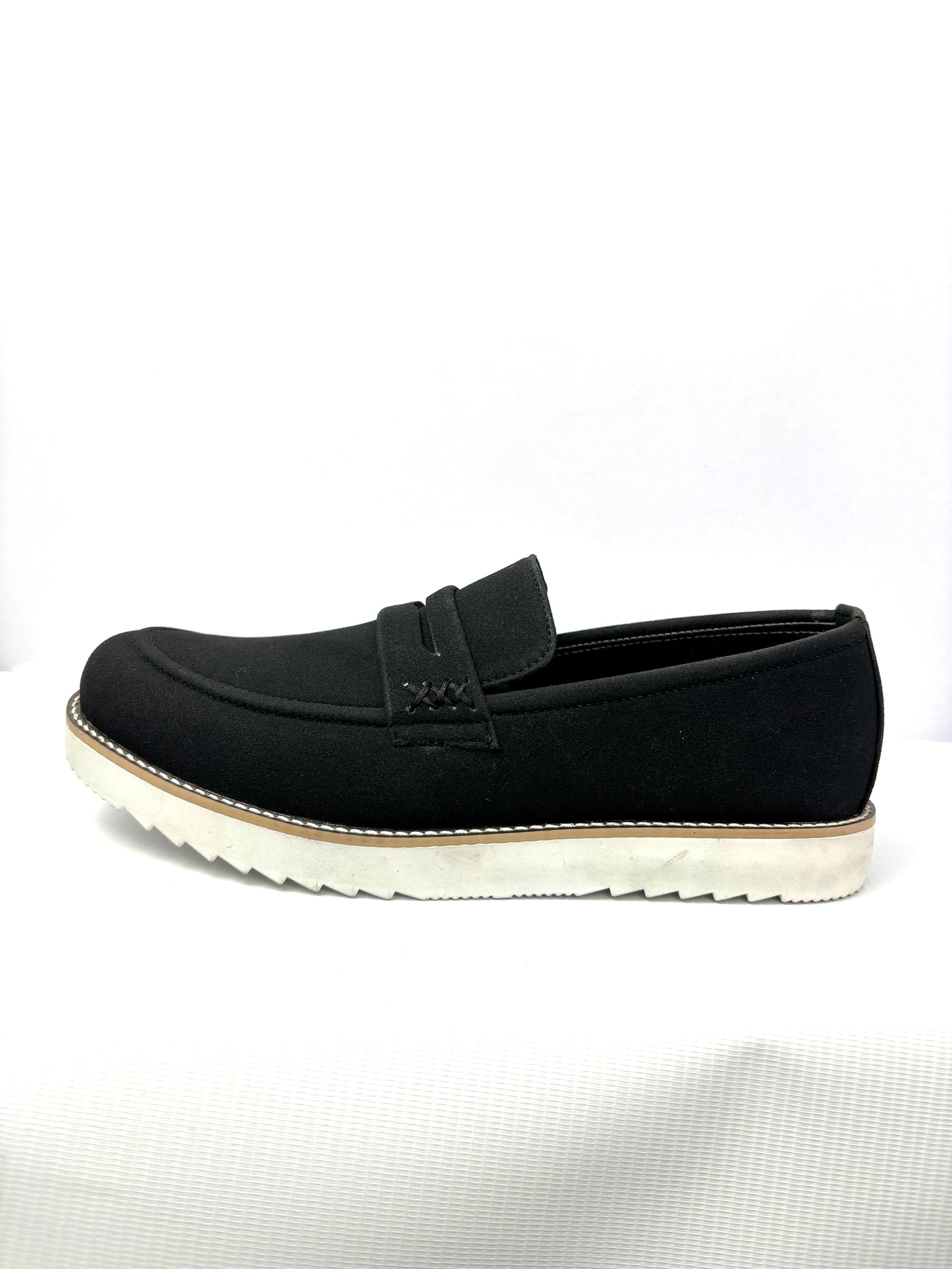 001 BLACK VELVET SUEDE SHOES-FL