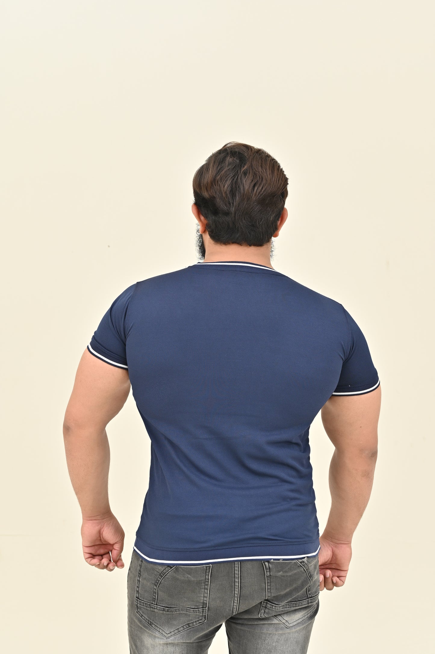 THE CLASSIC-STRIP SHIRT-BLUE