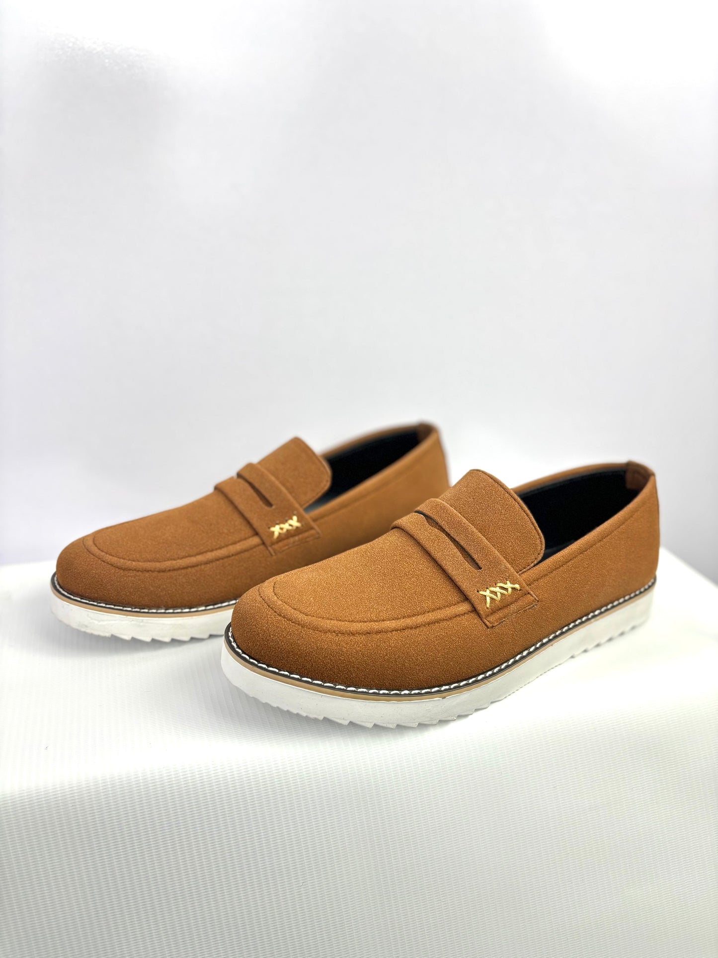 002 BROWN VELVET SUEDE SHOES-FL