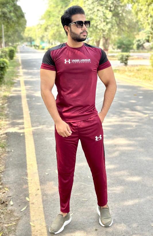 THE VOLT-LINE TRACKSUIT-MAROON