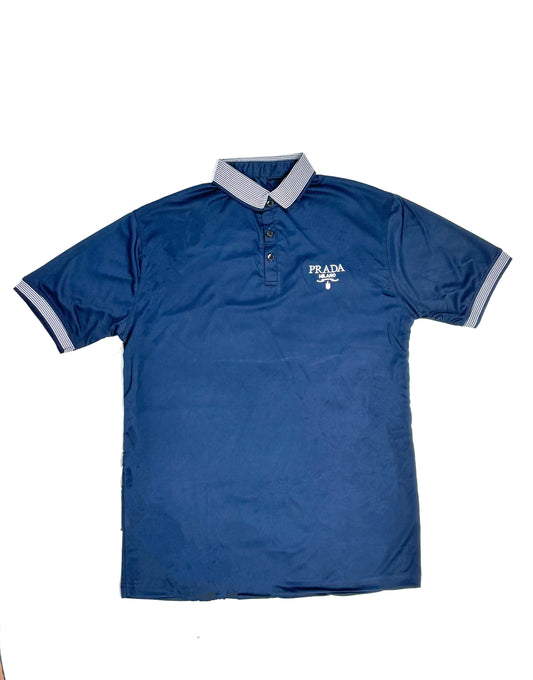 THE PRADA MILANO POLO-NAVY