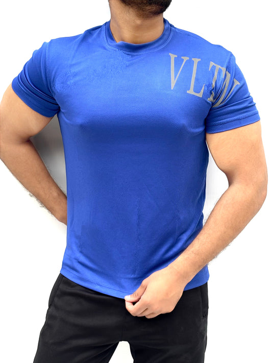BLUE SOFT LYCRA SHIRT-FL