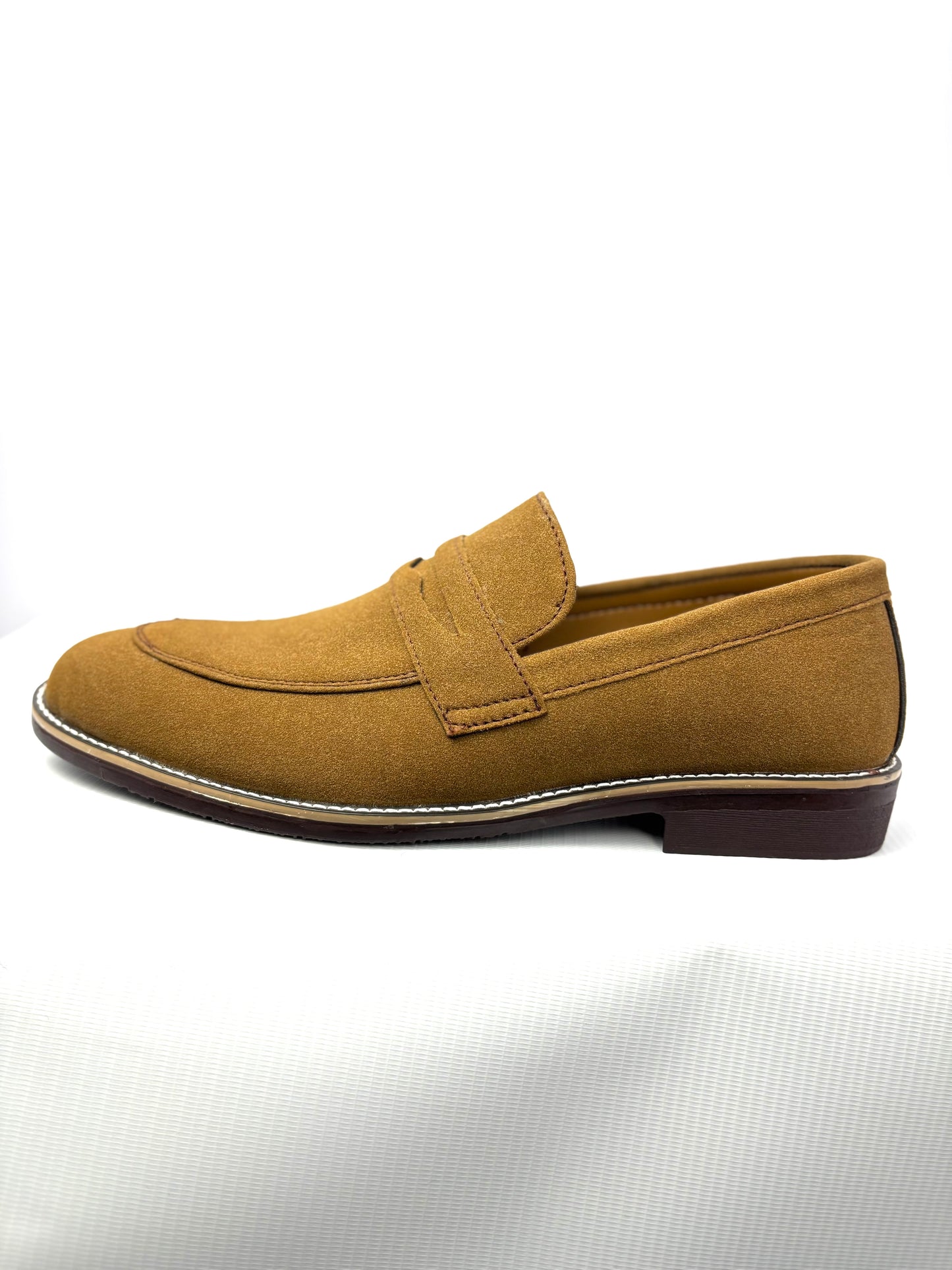 006 STYLISH SUEDE BROWN SHOES-FL