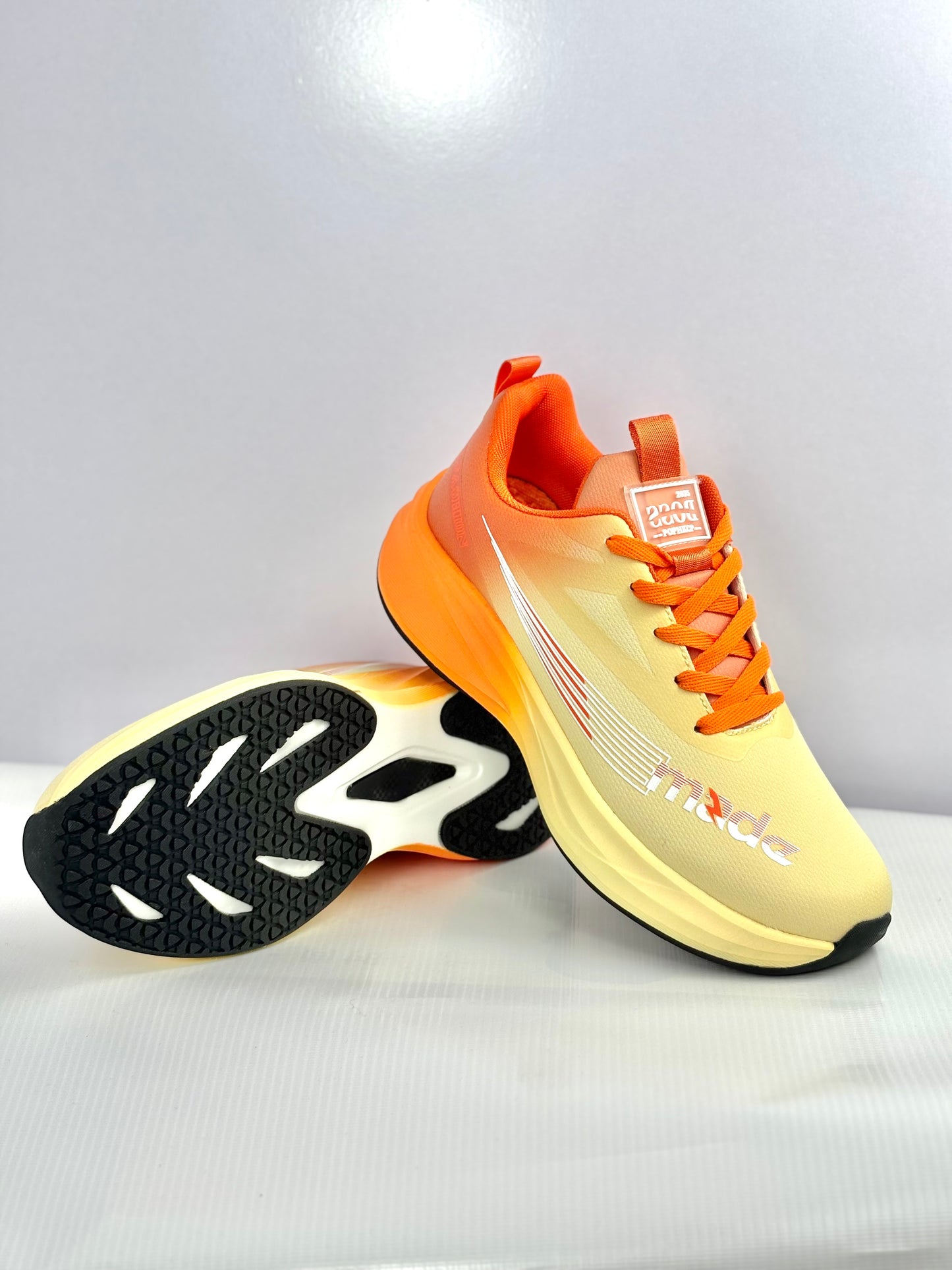 0018 IMPORTED STYLISH SNEAKER'S-NEON-BROWN
