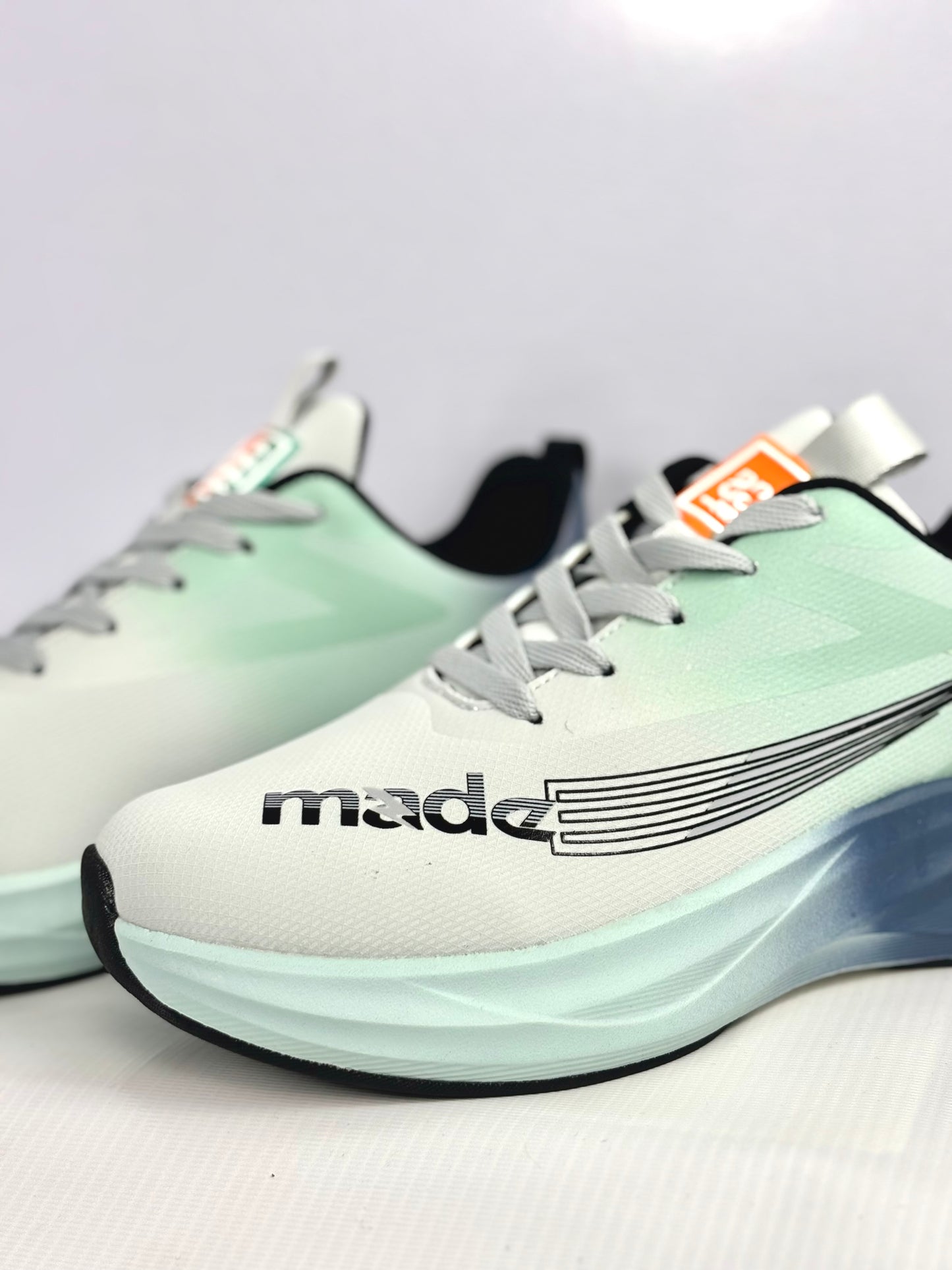 0017 IMPORTED STYLISH SNEAKER'S-SEA-GREEN