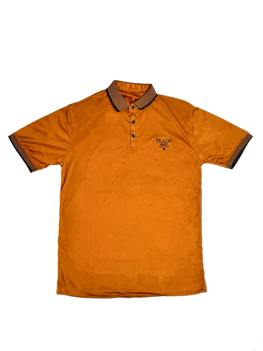 THE PRADA MILANO POLO-NEON BROWN