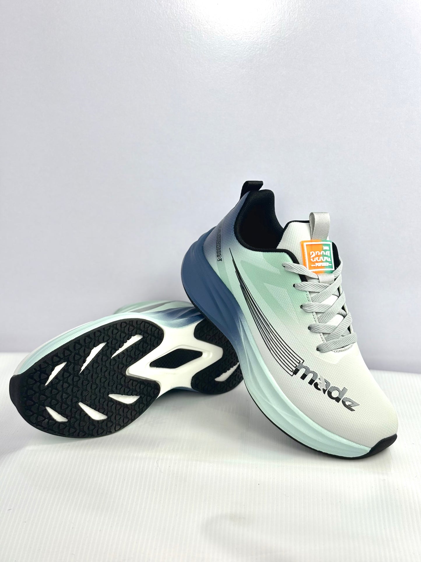 0017 IMPORTED STYLISH SNEAKER'S-SEA-GREEN