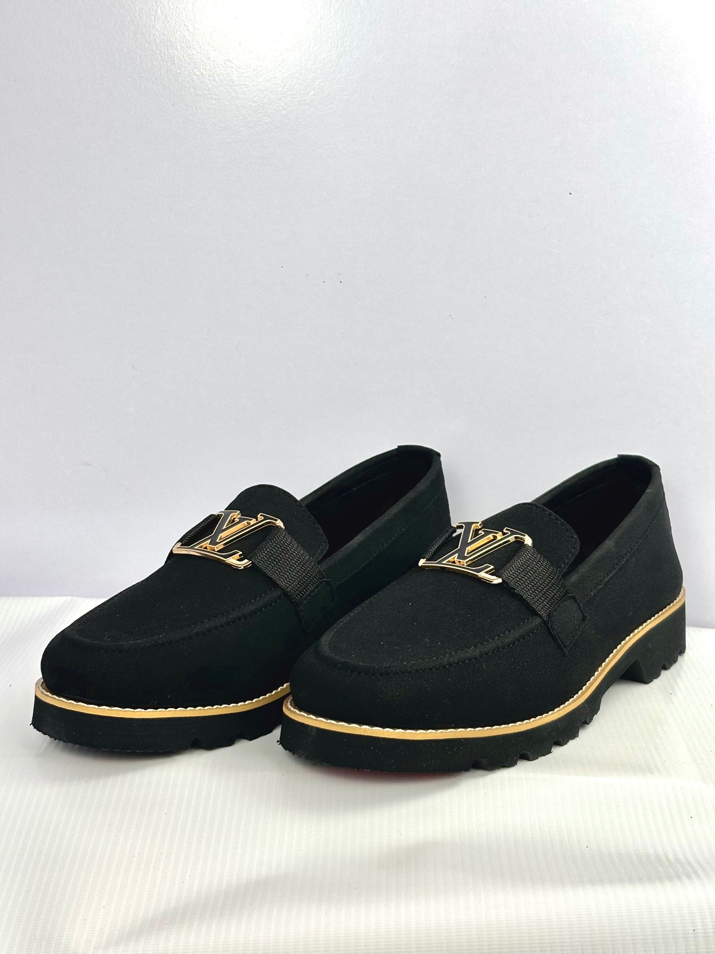 0022 LV ELEGANT IMPORTED LOAFERS-BLACK